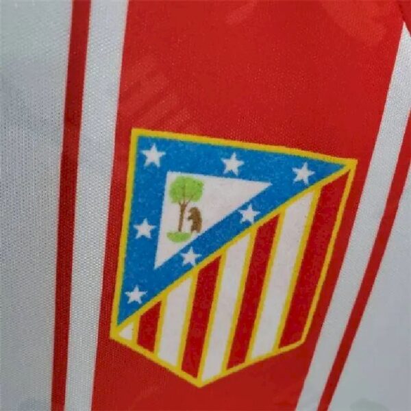 Retro Atletico Madrid 1994/95 Home Jersey - Image 5