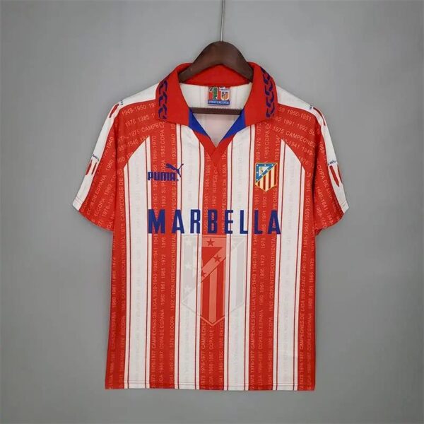 Retro Atletico Madrid 1995/96 Home Jersey