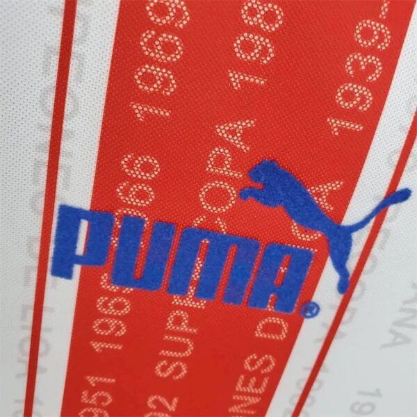 Retro Atletico Madrid 1995/96 Home Jersey - Image 4
