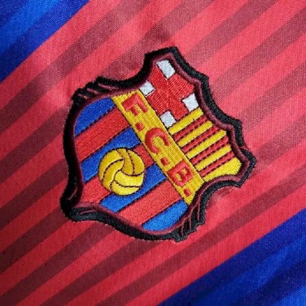 Retro Barcelona 1991/92 Home Long Sleeve Jersey - Image 9