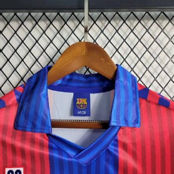 Retro Barcelona 1991/92 Home Long Sleeve Jersey - Image 6