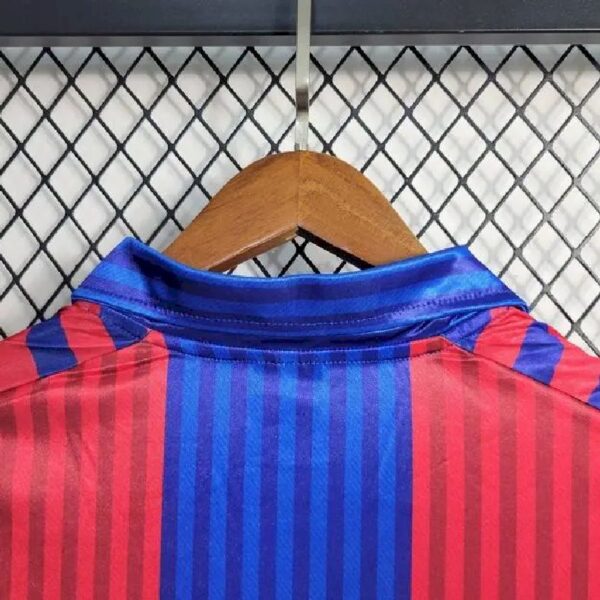 Retro Barcelona 1991/92 Home Long Sleeve Jersey - Image 8