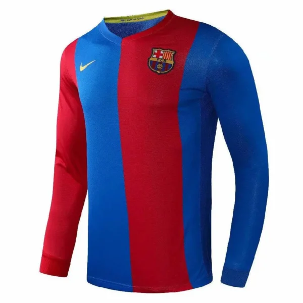 Retro Barcelona 2006/07 Home Long Sleeves Jersey - Image 2