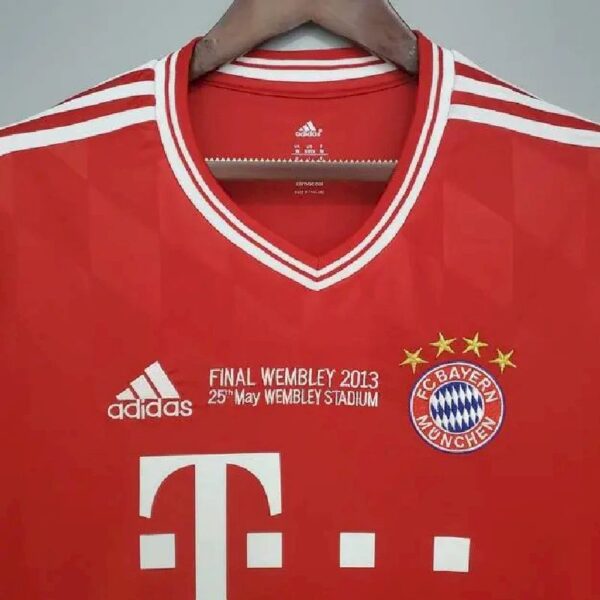 Retro Bayern Munich 2013/14 Home Champions League Long Sleeve Jersey - Image 2