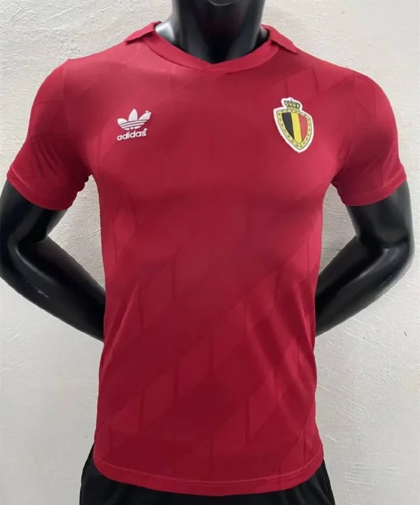 Retro Belgium 1986 World Cup Home Jersey