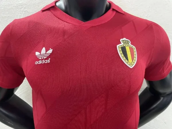 Retro Belgium 1986 World Cup Home Jersey - Image 4