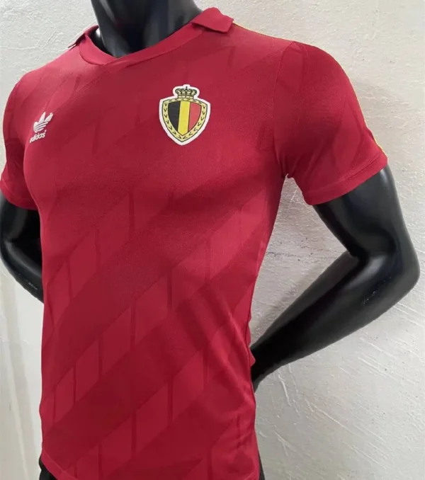 Retro Belgium 1986 World Cup Home Jersey - Image 6