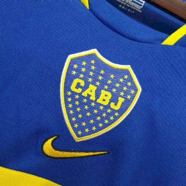 Retro Boca Juniors 2001/02 Home Jersey - Image 2