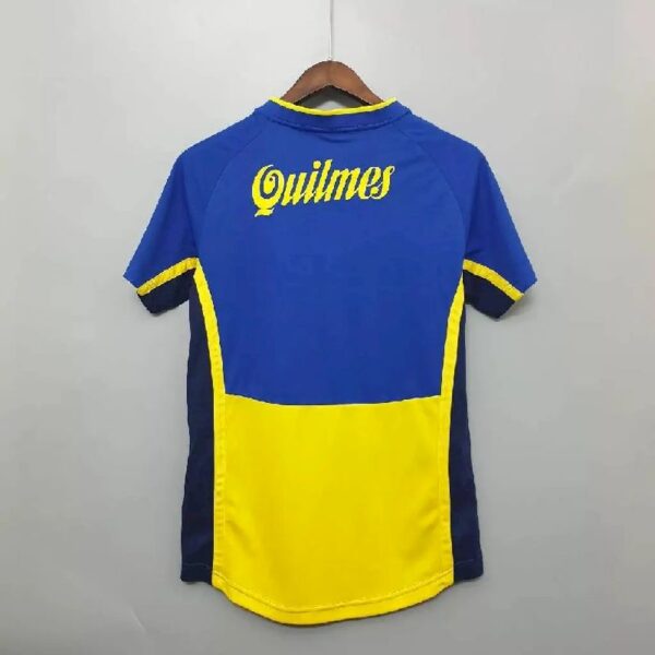 Retro Boca Juniors 2001/02 Home Jersey - Image 4