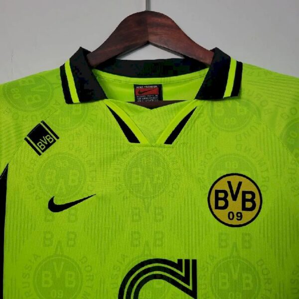 Retro Borussia Dortmund 1996 Home Jersey - Image 2