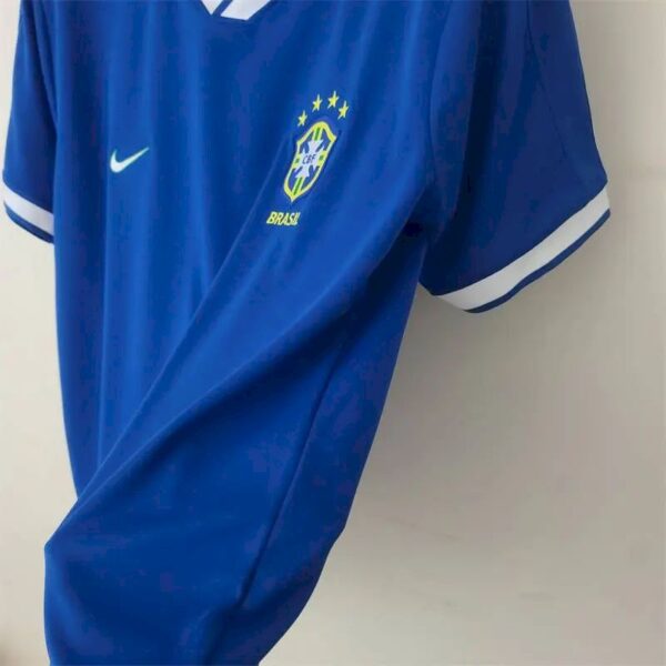 Retro Brazil 1997 Away Jersey - Image 6
