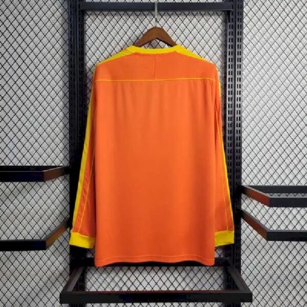 Retro Brazil 1998 Goalkeeper Long Sleeve Jersey - Image 10