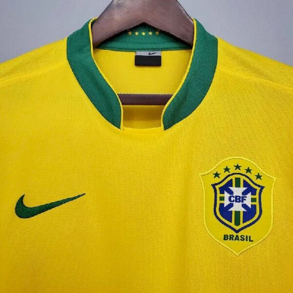 Retro Brazil 2006 World Cup Home Jersey - Image 2