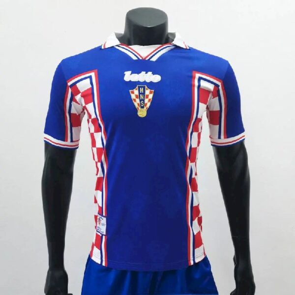 Retro Croatia 1998 Away Jersey - Image 10
