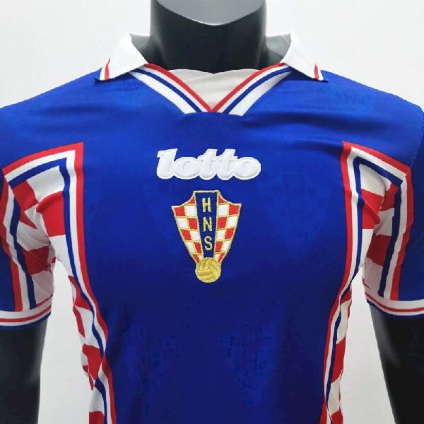 Retro Croatia 1998 Away Jersey - Image 12