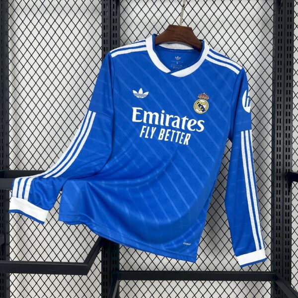 Men's Real Madrid 2025/26 Third Long Sleeves Jersey