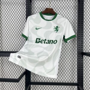Men's Sporting CP 2025/26 Whtie Away Jersey