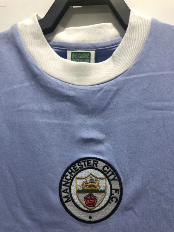 Retro Manchester City 1972 Home Jersey - Image 4