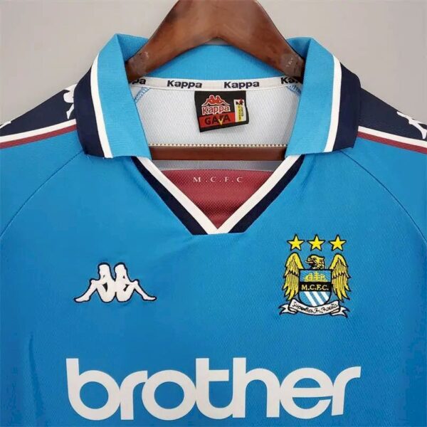 Retro Manchester City 1997/99 Home Jersey - Image 2