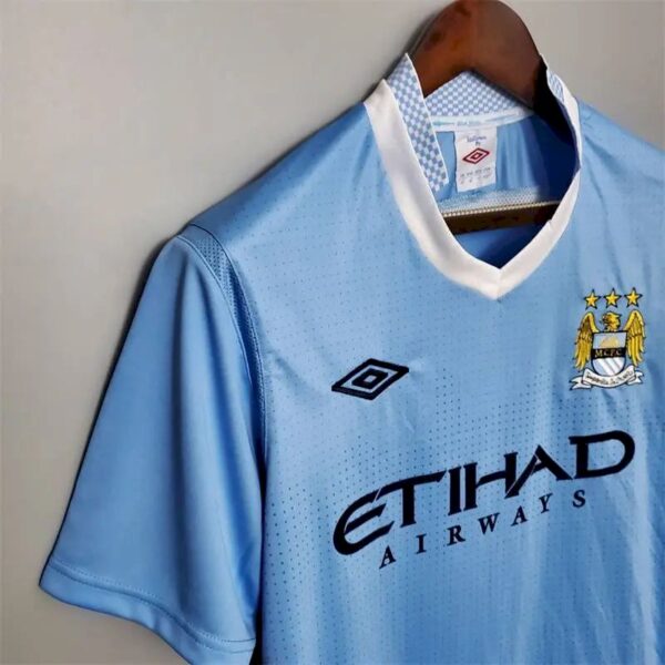 Retro Manchester City 2011/12 Home Jersey - Image 3