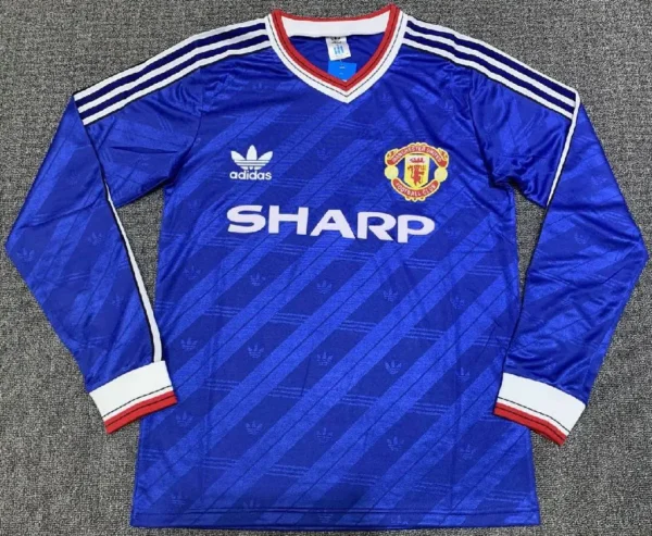 Retro Manchester United 1986/88 Third Long Sleeves Jersey