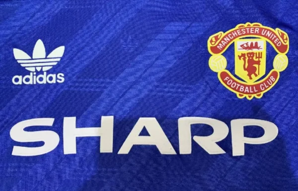 Retro Manchester United 1986/88 Third Long Sleeves Jersey - Image 2