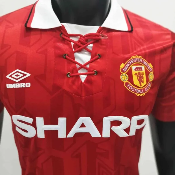 Retro Manchester United 1992/94 Home Jersey - Image 13