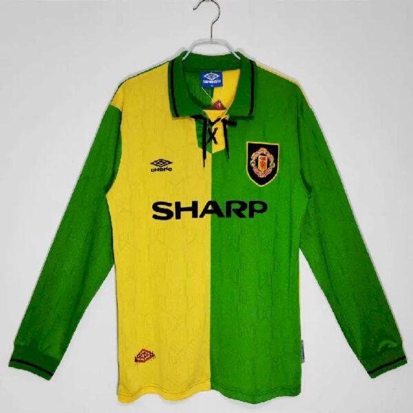 Retro Manchester United 1992/94 Third Long Sleeves Jersey - Image 11