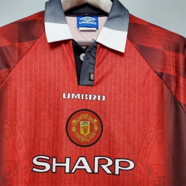 Retro Manchester United 1996 Home Jersey - Image 2