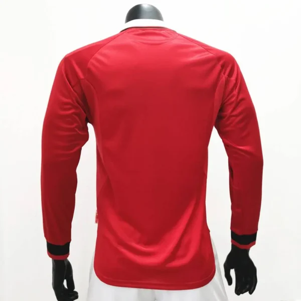 Retro Manchester United 1999/00 Home Long Sleeves Jersey - Image 7
