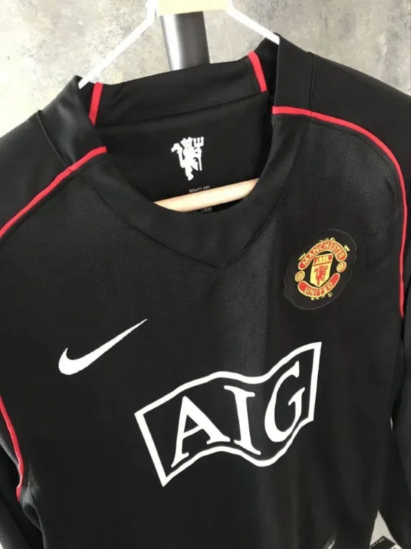 Retro Manchester United 2007/08 Third Long Sleeves Jersey - Image 2