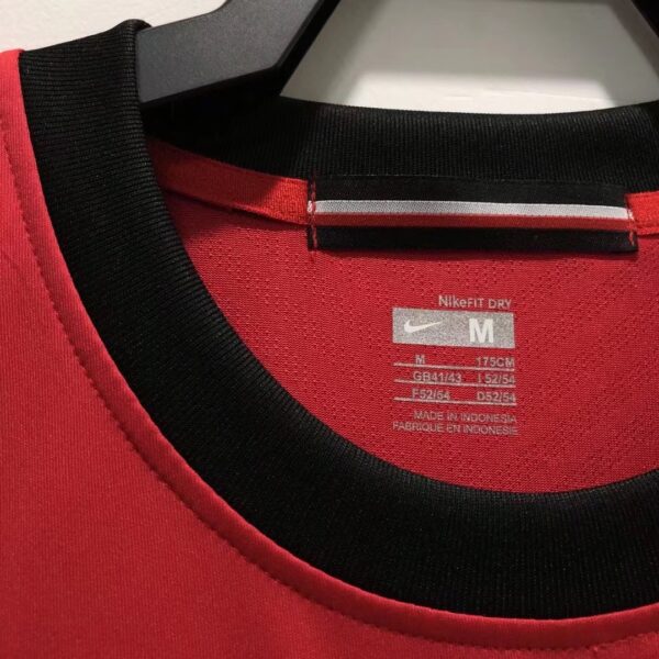 Retro Manchester United 2009/10 Home Long Sleeves Jersey - Image 4