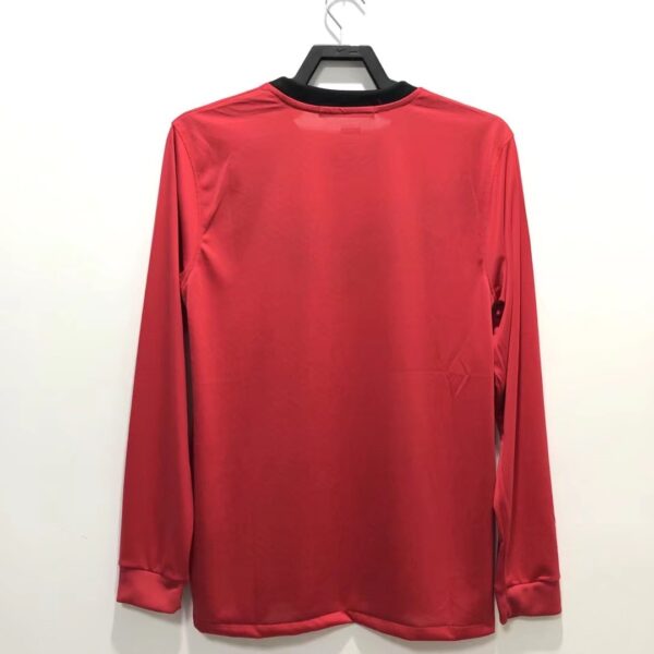 Retro Manchester United 2009/10 Home Long Sleeves Jersey - Image 5