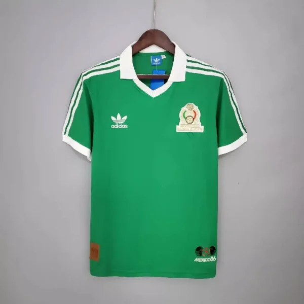 Retro Mexico 1986 World Cup Home Jersey