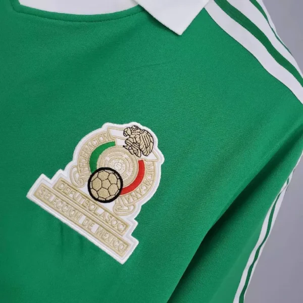 Retro Mexico 1986 World Cup Home Jersey - Image 2