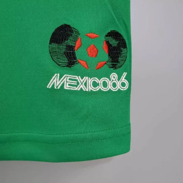 Retro Mexico 1986 World Cup Home Jersey - Image 4