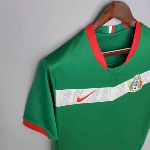 Retro Mexico 2006 Home Jersey - Image 5