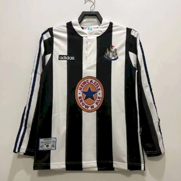 Retro Newcastle United 1995/97 Home Long Sleeves Jersey - Image 13