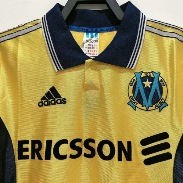 Retro Olympique Marseille 1998/99 Home Jersey - Image 4