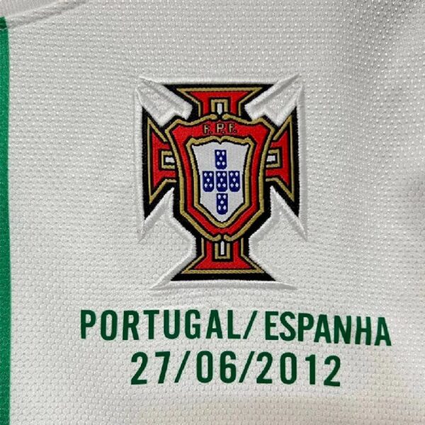 Retro Portugal 2012 Euro Cup Away Long Sleeves Jersey - Image 4