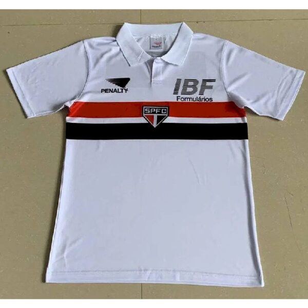 Retro Sao Paulo 1991 Home Jersey - Image 2