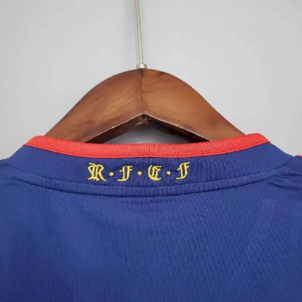 Retro Spain 2010 World Cup Away Long Sleeves Jersey - Image 5