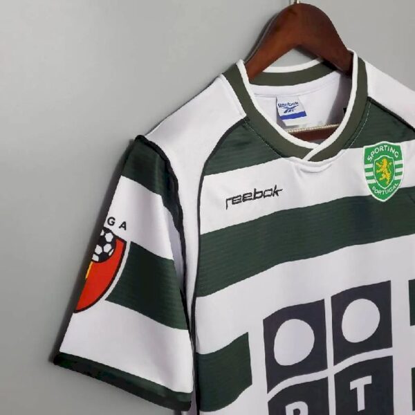 Retro Sporting CP 2001/03 Home Jersey - Image 3