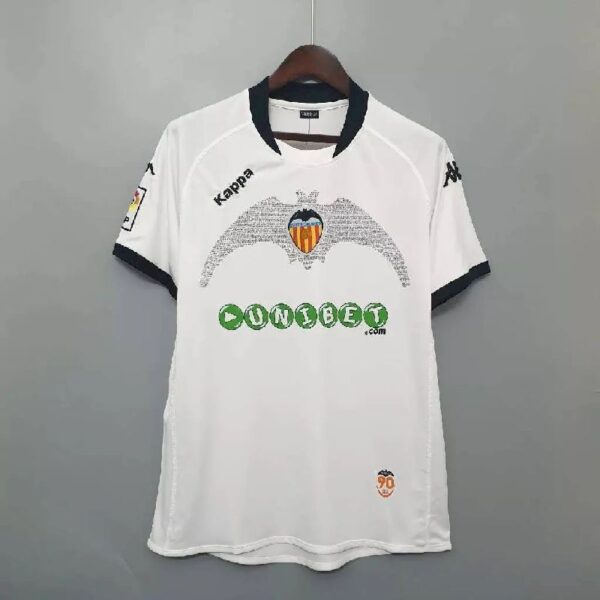 Retro Valencia CF 2009/10 90th Anniversary Home Jersey - Image 7