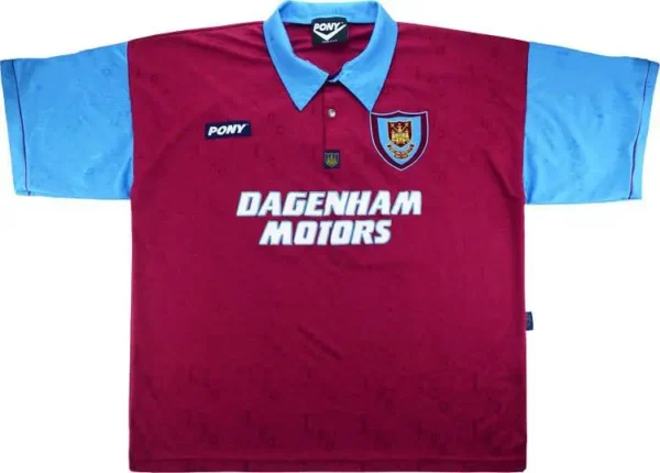 Retro West Ham United 1995/97 Home Jersey - Image 11