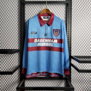 Retro West Ham United 1995/97 Away Long Sleeves Jersey