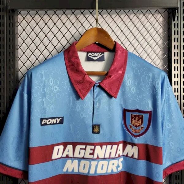 Retro West Ham United 1995/97 Away Jersey - Image 2