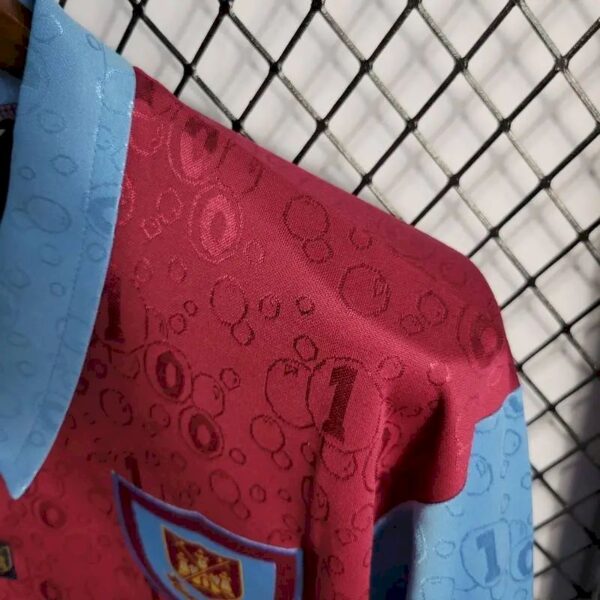 Retro West Ham United 1995/97 Home Long Sleeves Jersey - Image 6