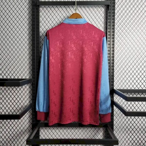 Retro West Ham United 1995/97 Home Long Sleeves Jersey - Image 10