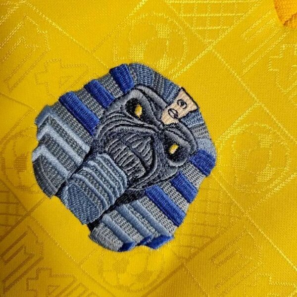 Retro West Ham United 2008 Yellow Iron Maiden Edition Jersey - Image 4